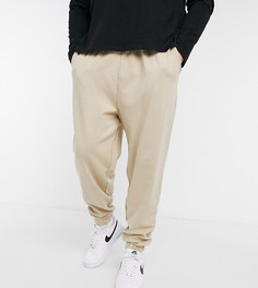 Бежевые oversized-джоггеры из органического хлопка ASOS DESIGN Plus​​​​​​​-Бежевый