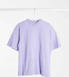 Фиолетовая футболка COLLUSION Unisex-Фиолетовый