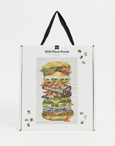 Пазл Typo с рисунком бургера (1000 шт.)-Мульти
