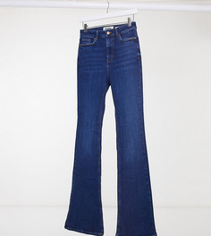 Синие расклешенные джинсы на высокий рост New Look-Синий