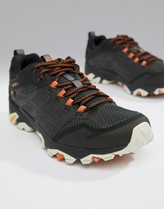 Черные походные фестивальные кроссовки Merrell Moab Gore-tex-Черный