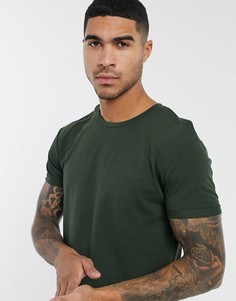 Длинная футболка Selected Homme-Зеленый