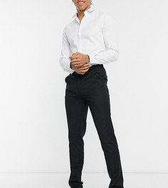 Зауженные костюмные брюки на высокий рост (подходят к смокингу) Devils Advocate-Черный