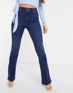 Синие расклешенные джинсы New Look-Синий