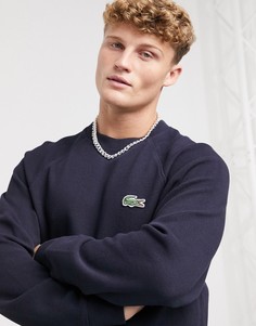 Темно-синий свитшот с логотипом Lacoste