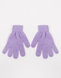 Лиловые перчатки из переработанной пряжи Boardmans-Фиолетовый