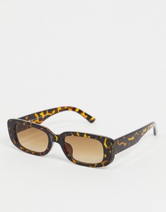 Солнцезащитные очки с коричневой черепаховой оправой SVNX-Коричневый