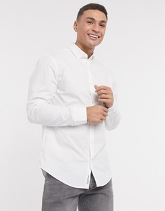 Поплиновая рубашка с длинными рукавами Original Penguin-Белый