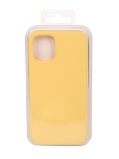 Чехол Innovation для APPLE iPhone 12 Mini Silicone Soft Inside Yellow 18013