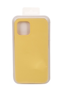 Чехол Innovation для APPLE iPhone 12 Pro / 12 Plus Silicone Soft Inside Yellow 18023