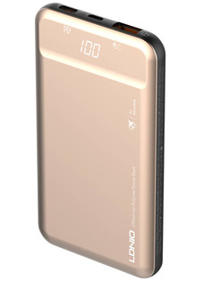 Внешний аккумулятор Ldnio Power Bank PQ1015 10000mAh Champaign LD_B4337