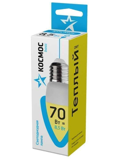 Лампочка Космос E27 CN 8.5W 220V 3000K LkecLED8.5wCNE2730