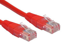 Сетевой кабель Ripo UTP cat.5e RJ45 1.0m Red 003-300020