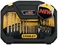 Набор сверл и бит Stanley 30 предметов STA7183-XJ