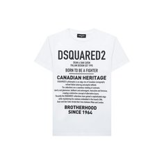 Хлопковая футболка Dsquared2