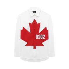 Хлопковая рубашка Dsquared2