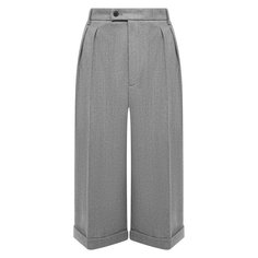 Шерстяные кюлоты Saint Laurent