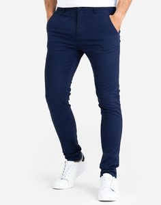 Тёмно-синие брюки-чинос Gloria Jeans