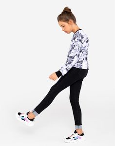 Чёрные облегающие джинсы Legging для девочки Gloria Jeans