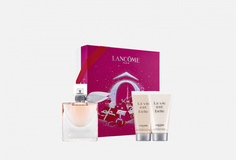 Подарочный набор: парфюмерная вода + молочко для тела + гель для душа Lancome