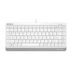Клавиатура A4TECH Fstyler FK11, USB, белый [fk11 usb (white)]
