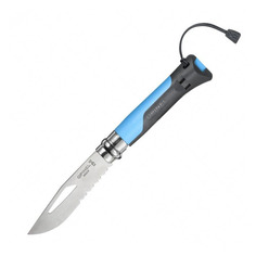 Складной нож OPINEL Outdoor Earth №08 8VRI, 190мм, голубой / серый [001576]