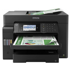 МФУ струйный Epson L15150, A3+, цветной, струйный, черный [c11ch72404]