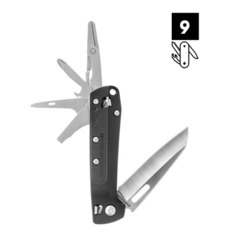 Мультитул Leatherman Free K4, 9 функций, черный [832667]