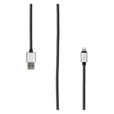 Кабель ROMBICA Rombica Digital IL-01, Lightning (m) - USB (m), 1м, MFI, зеленый [cb-il01] Noname