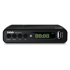 Ресивер DVB-T2 BBK SMP028HDT2, черный