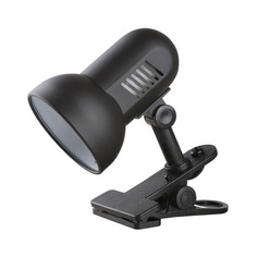 Светильник настольный CAMELION H-035 С02, на прищепке, 40Вт, черный [7197]