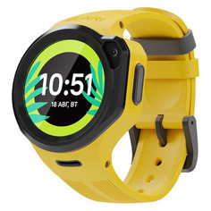 Смарт-часы ELARI KidPhone 4GR, 1.3", желтый / желтый