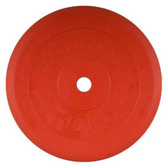 Диск Torres PL504110 для штанги обрезин. 10кг зеленый