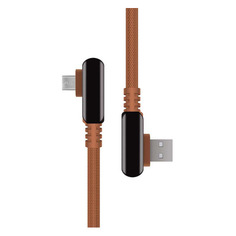 Кабель ROMBICA Rombica Digital Electron M Brown, micro USB (m) - USB (m), 1.2м, коричневый [mpq-002] Noname