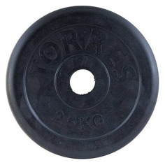 Диск Torres PL50692 для гантели обрезин. 2.5кг черный