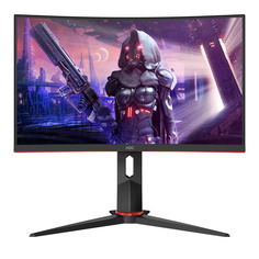Монитор игровой AOC Gaming C24G2U 23.6" черный/красный