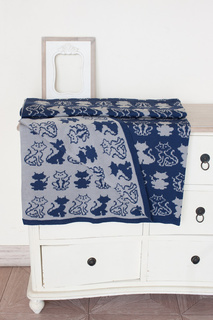 Плед вязаный 130х170 Marhatter