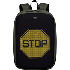 Рюкзак Pixel Max с LED дисплеем Midnight Green