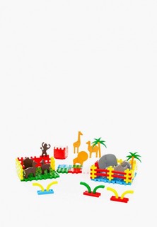 Конструктор Polesie "Зоопарк" (235 элем. в мешке)