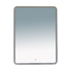 Зеркало для ванной MISTY Неон П-НЕО060080-3ПРСНЗКУ с подсветкой белое 80х60 см