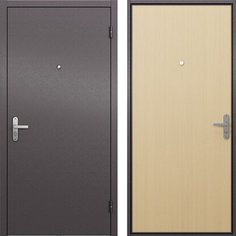 Дверь входная Стинг дуб белый левая 205x86 см БУЛЬДОРС