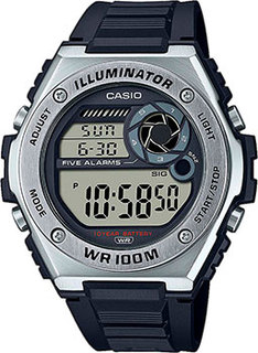 Японские наручные мужские часы Casio MWD-100H-1AVEF. Коллекция Digital