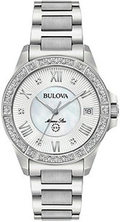 Японские наручные женские часы Bulova 96R232. Коллекция Marine Star