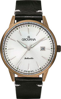 Швейцарские наручные мужские часы Grovana 1765.1582. Коллекция Belleville