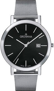 Швейцарские наручные мужские часы Grovana 1230.1137. Коллекция Traditional