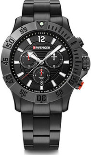 Швейцарские наручные мужские часы Wenger 01.0643.121. Коллекция Seaforce Chrono
