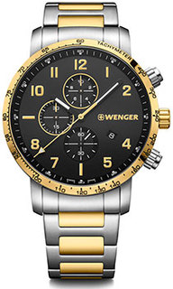 Швейцарские наручные мужские часы Wenger 01.1543.116. Коллекция Attitude Chrono