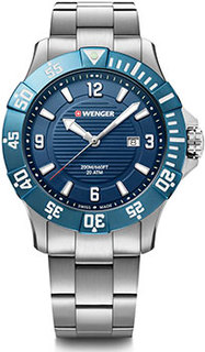 Швейцарские наручные мужские часы Wenger 01.0641.133. Коллекция Seaforce