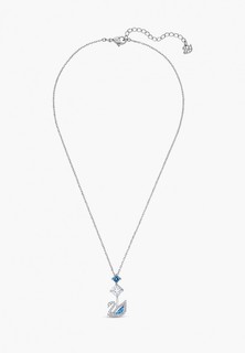 Колье Swarovski® с родиевым покрытием