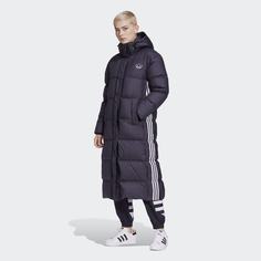 Длинный пуховик adidas Originals